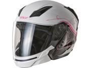 Fly Racing Tourist Helmet Cirrus White Pink M F73 8108~3