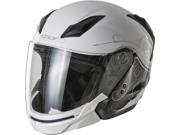 Fly Racing Tourist Helmet Cirrus White Silver M F73 8109~3