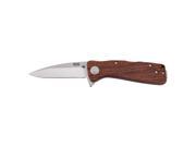Twitch Xl Assisted Open Satin Drop Point 3 1 4 Drop Point Blade with Dual Thumb Studs