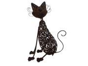 KelKay 1614907 Metal Art Cat Statue