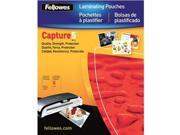 Fellowes Mfg. Co. FEL52040 Laminating Pouches 11 .50in.x9in. 5 mil Glossy CL