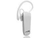 HyperPS 315 White Universal Bluetooth Exercise Earbuds w Microphone Compactible with iPhone Android Smart Phones