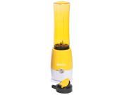 Juice Extractor Ice Frozen Fruit Vegetable Smoothie Drink Blender Mixer with Sports Bottle Yellow