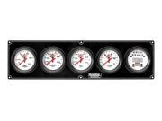 QUICKCAR RACING PRODUCTS White Face Gauge Panel Assembly P N 61 7051
