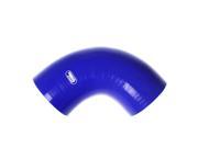 SAMCO SPORT Blue Silicone 4 in 90 Degree Elbow P N E90102BLUE