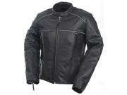 Mossi Womens Premium Leather Jacket Size 20 Black P N 20 219 20