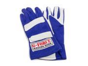 G FORCE Double Layer X Large Blue G5 RaceGrip Driving Gloves P N 4101XBL