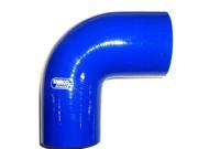 SAMCO SPORT Blue Silicone 4 in to 3 1 2 in 90 Degree Elbow P N RE90100 90BLUE