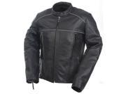 Mossi Womens Premium Leather Jacket Size 16 Black P N 20 219 16