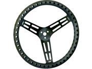 LONGACRE Black Anodize Aluminum 15 in Diameter Steering Wheel P N 56838