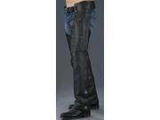 Mossi Unisex Leather Chaps Size 4Xlarge Black P N 20 100 4Xl