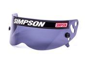SIMPSON X Bandit Diamondback Skull RX Helmets Smoke Helmet Shield P N 1021 12