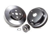MARCH PERFORMANCE Alum Steel SBC Serpentine Power amp Pulley Kit P N 4425 08