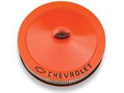 PROFORM 14 in Round Orange Steel Classic Air Cleaner Assembly P N 141 785