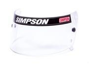 SIMPSON SAFETY Side Winder Voyager Helmets Clear Helmet Shield P N 1030 12