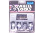 Gorilla Chrome 1 2 20 in Thread Acorn Wheel Lock 16 pc P N 71681N