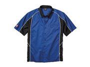 SIMPSON SAFETY Medium Blue Black Talladega Crew Shirt P N 39012MB