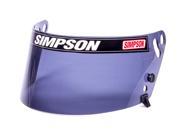 SIMPSON SAFETY Side Winder Voyager Helmets Smoke Helmet Shield P N 1031 12