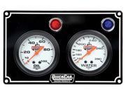 QUICKCAR RACING PRODUCTS White Face Gauge Panel Assembly P N 61 6701