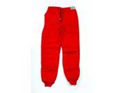 G FORCE Red White Large GF505 Driving Pants P N 4386LRD