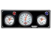 QUICKCAR RACING PRODUCTS White Face Gauge Panel Assembly P N 61 67313