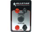 Allstar Performance 2 5 8 x 3 3 4 in Dash Mount Switch Panel P N 80146