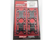 Manley 5 16 in Pushrod Guide Plates Flat Small Block Chevy 8 pc P N 42355 8
