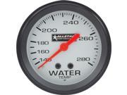 Allstar Performance 140 280 Degree White Face Water Temperature Gauge P N 80096