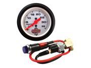QUICKCAR RACING PRODUCTS 0 35 PSI White Face Water Pressure Gauge P N 61 716