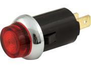 QUICKCAR RACING PRODUCTS Red 3 4 in Diameter 12V Warning Light P N 61 701