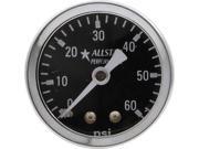 Allstar Performance Pressure Gauge 0 60 psi P N 80214