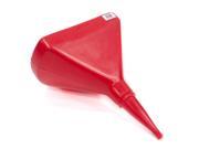 Scribner Plastic Red 14 in D Shape Plastic Funnel P N 6110R