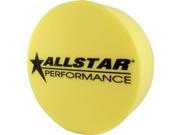 Allstar Performance Foam Wheel Mud Plug 5 in Thick Yellow P N 44154