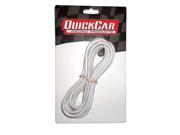 QUICKCAR RACING PRODUCTS 14 Gauge White 10 ft Wire P N 57 2361