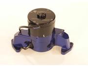 MEZIERE Blue Aluminum 100 Series Electric Water Pump Kit Late SBF P N WP173B