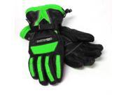 Katahdin Gear Vertex Leather Glove Black Green 3X Large P N 7413037