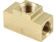 Allstar Performance Brass 3 8 24 in Inverted Flare Adapter Tee P N 50137