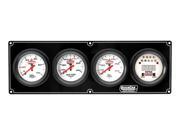 QUICKCAR RACING PRODUCTS White Face Gauge Panel Assembly P N 61 7041