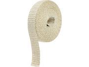 Allstar Performance 1 in x 25 ft Roll Natural Exhaust Wrap P N 34241