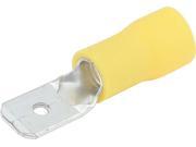 Allstar Performance 12 10 AWG Yellow Male Blade Terminals 20 pc P N 76057
