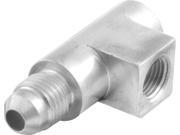 QUICKCAR RACING PRODUCTS 1 8 in NPT 4 AN Aluminum Adapter Tee Fitting P N 61 720