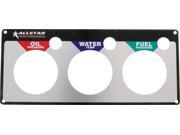 Allstar Performance Aluminum Gauge Panel Face Plate P N 80127