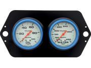 QUICKCAR RACING PRODUCTS White Face Gauge Panel Assembly P N 61 0604