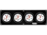 QUICKCAR RACING PRODUCTS White Face Gauge Panel Assembly P N 61 7021