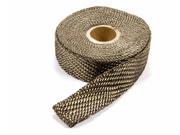 Design Engineering Exhaust Wrap 1 in x 15 ft Roll Carbon P N 010128