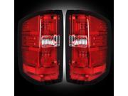 Chevy Silverado 14 15 3rd GEN LED TAIL LIGHTS Red Lens