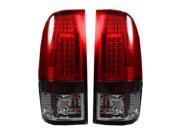 Recon 264172RBK Dark Red Smoked LED Tail Light