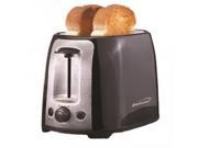 Brentwood 2 Slice Cool Touch Toaster ; Red and Stainless Steel