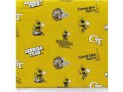 COL Georgia Tech Allover Cotton Fabric