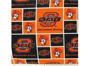 COL Oklahoma State Block Cotton Fabric